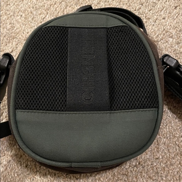 CHANEL Vintage Rare COCO Mark Sports Line Crossbody Sling Bag Canvas Brown Green - Picture 9 of 13